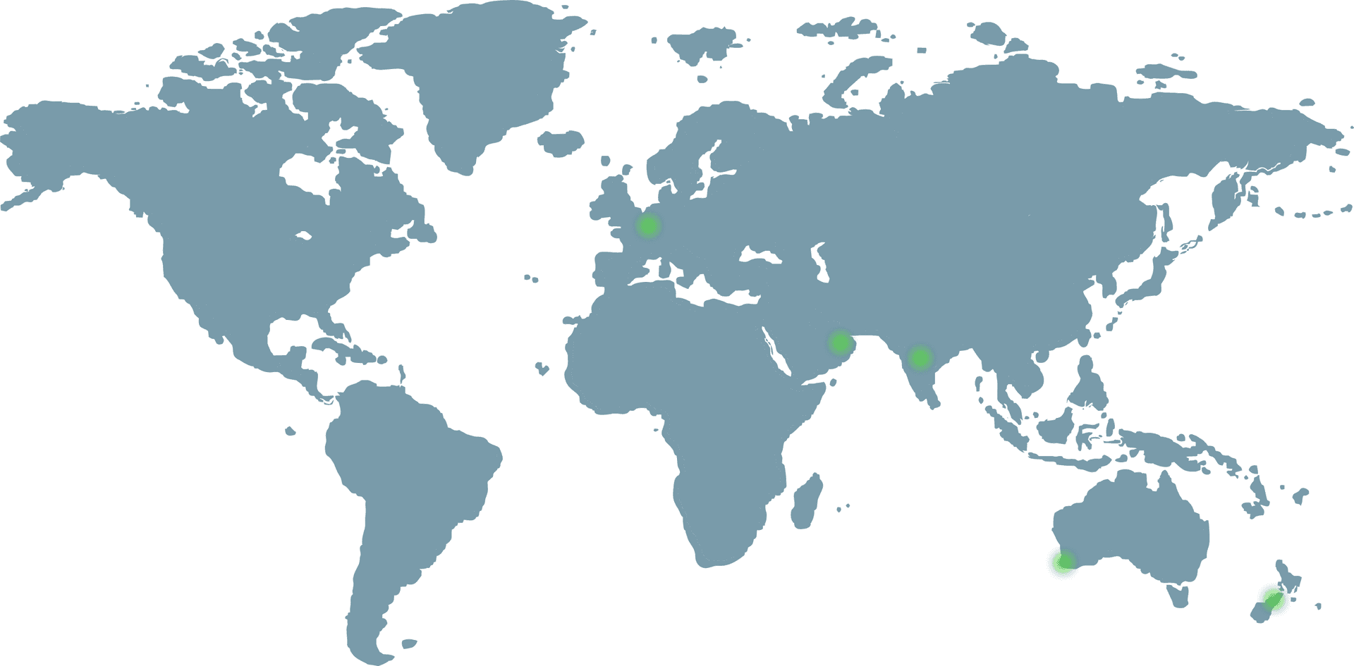 Jellylogic global presence map