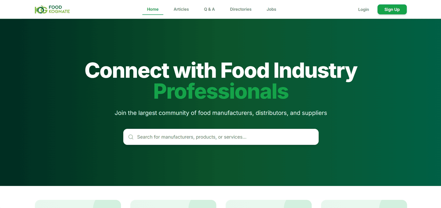 Food Kognate project visual